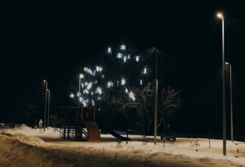 Новогоднее оформление улиц в Нижнем Новгороде-1