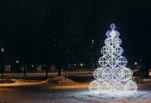 Новогоднее оформление улиц в Нижнем Новгороде-1