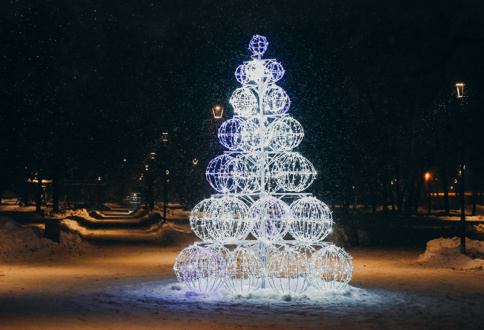Новогоднее оформление улиц в Нижнем Новгороде-1