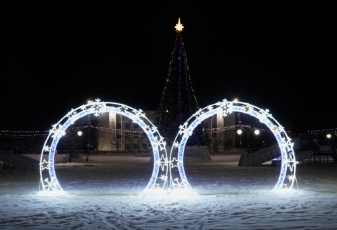 Поставка световых арок в г. Печора-1