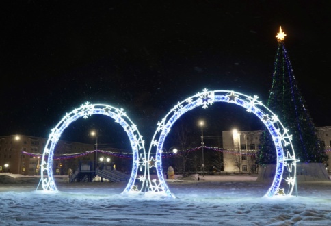 Поставка световых арок в г. Печора-1