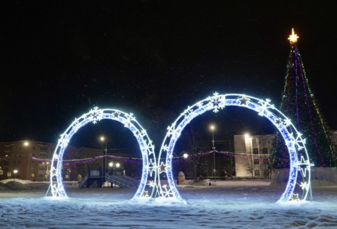 Поставка световых арок в г. Печора-1