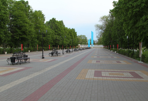 Праздничное оформление г. Новохопёрск ко Дню Победы-1
