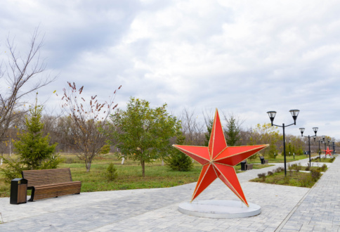 Благоустройство территории  «Парка Победителей» Белгородская область,  п. Волоконовка-1