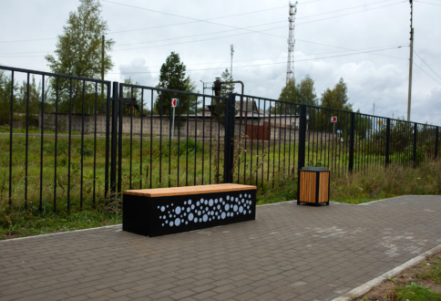 Благоустройство посёлка городского типа  Пено, Тверская область.-1