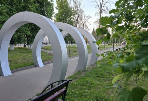 Производство и установка световых арок в городе Тейково — декоративное освещение и благоустройство общественного пространства-1